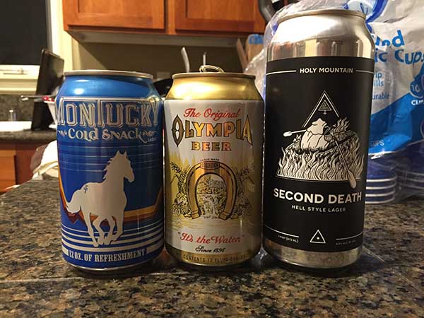 Blind lager taste test
