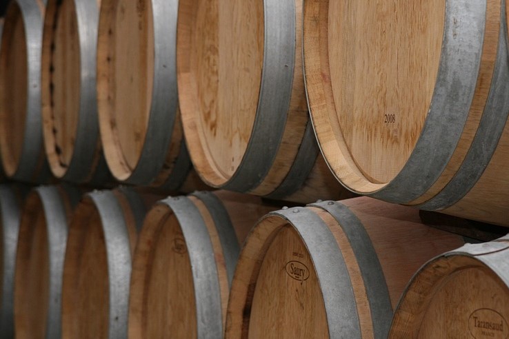 Wine barrels, sure; but maybe beer barrels, too?
