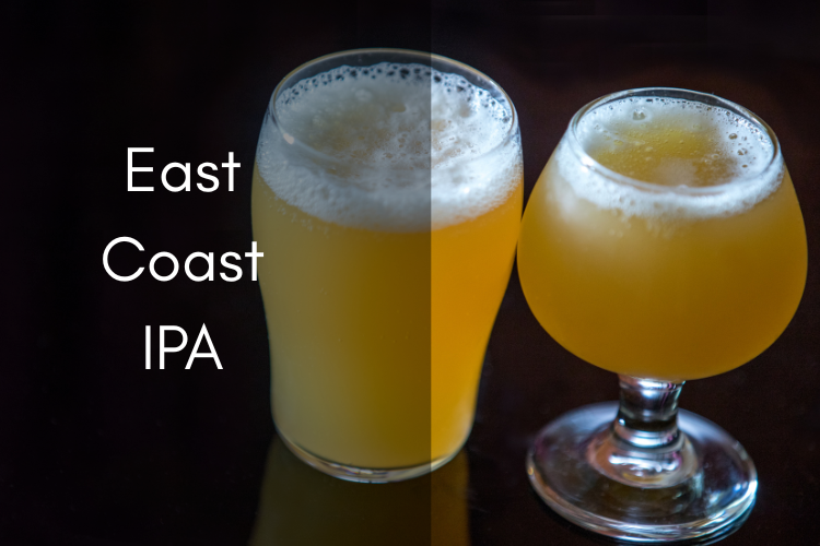 Two east coast style craft beers