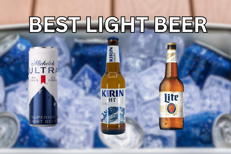 best light beers, including kirin light, miller lite, and michelob ultra