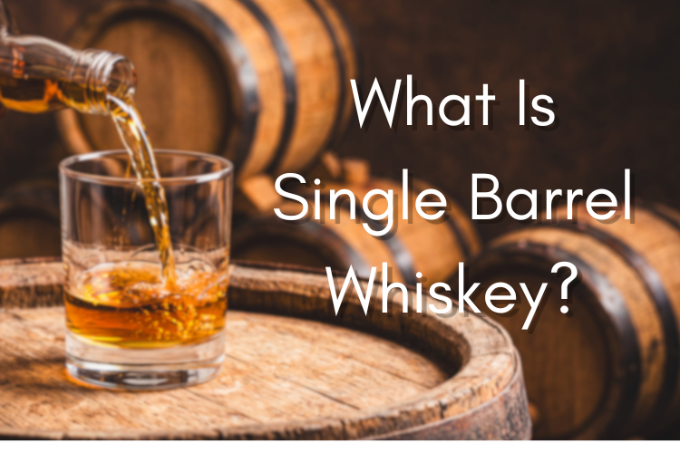 whiskey being poured on a barrel